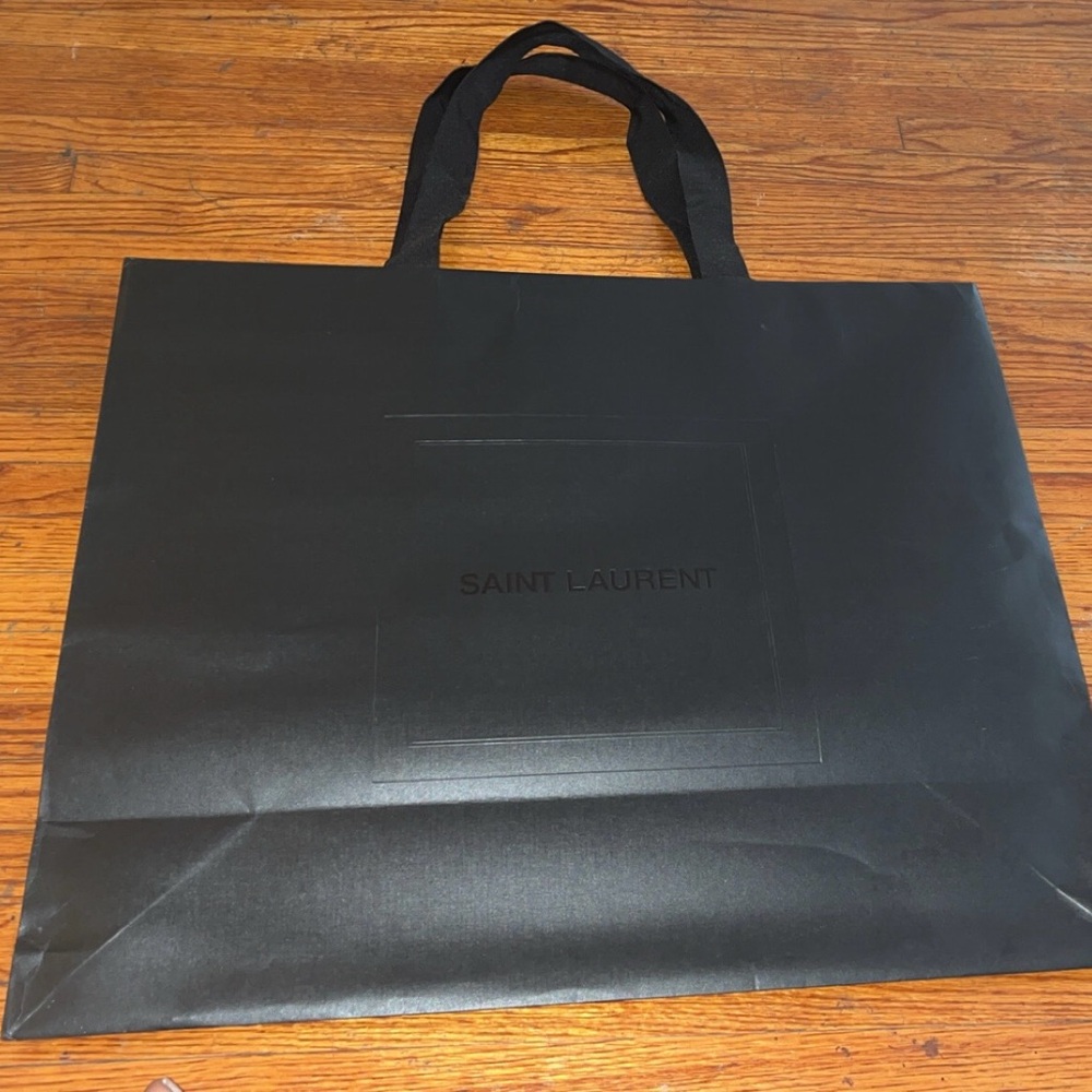 Saint Laurent Black Classic Shopping Bag